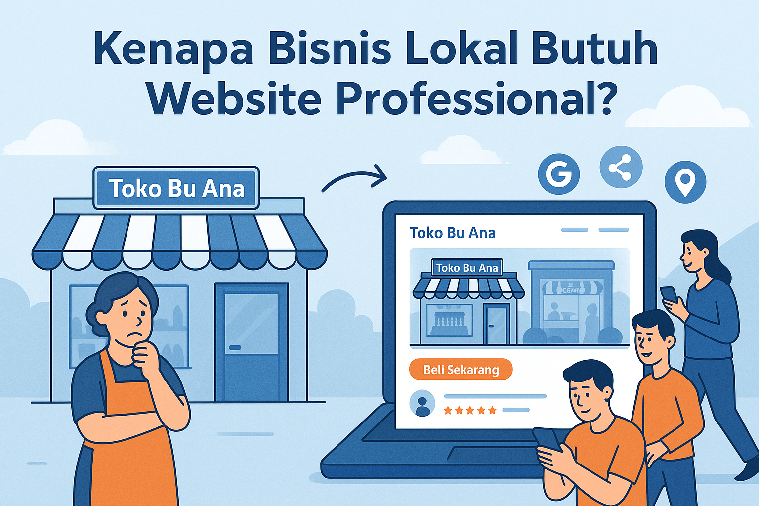 Kenapa Bisnis Lokal Butuh Website Profesional?